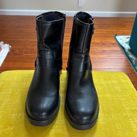 Women's Moto Boot - American Eagle - Black - Women's Size US 9 - Picture 2 of 7